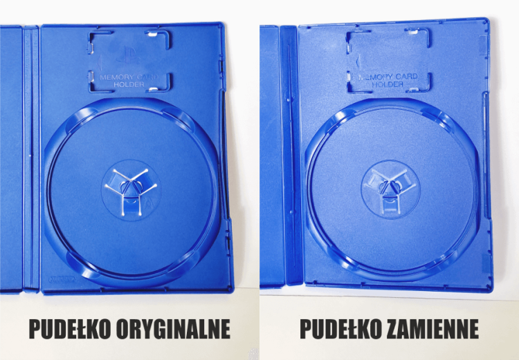 Pudełko Zastępcze PlayStation 2 niebieskie 5.png