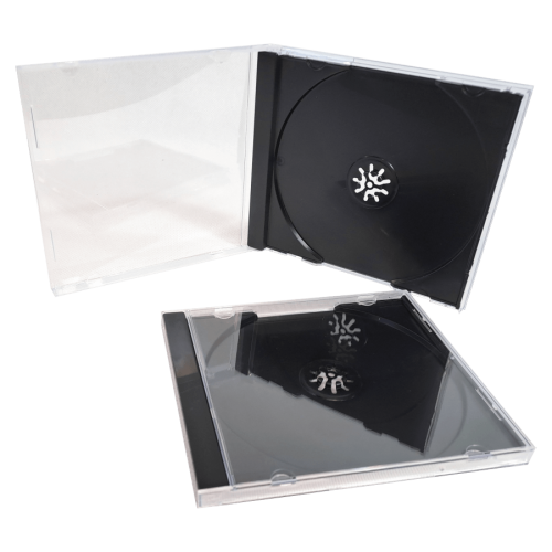 CD Jewel Case for 1 Disc – Black 1