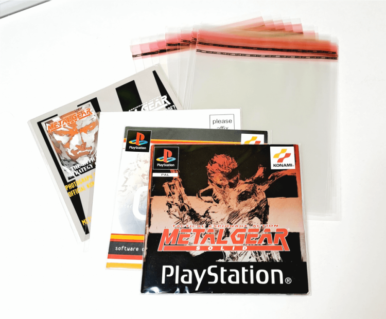 Protective Sleeves for PlayStation 1 Game Manuals (50 pcs) 5