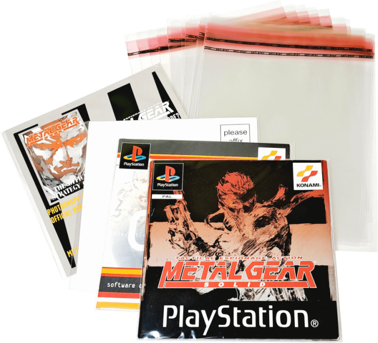 Protective Sleeves for PlayStation 1 Game Manuals (50 pcs) 3