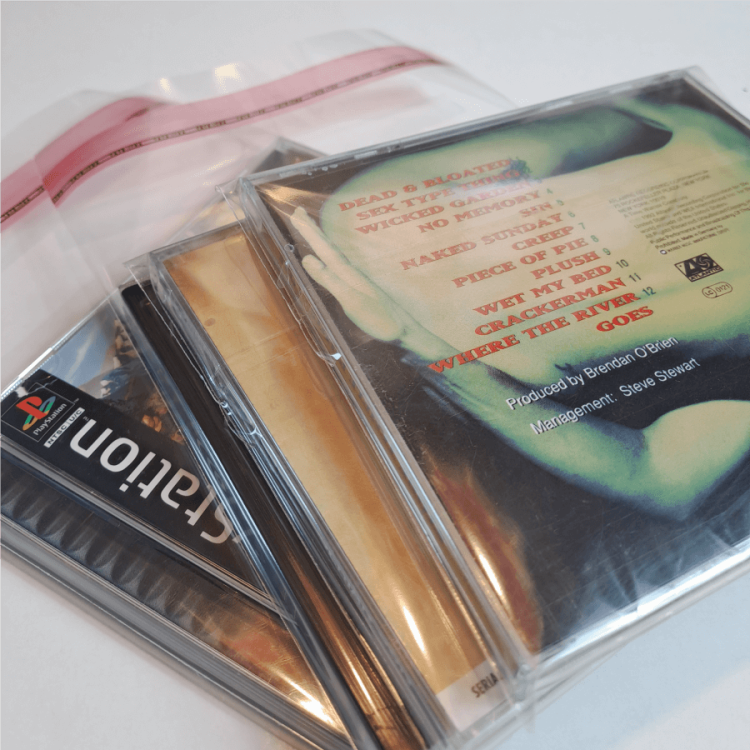 Protective Sleeves for CD Cases – 50 pcs (Music, PS1, Saturn, PC) 6