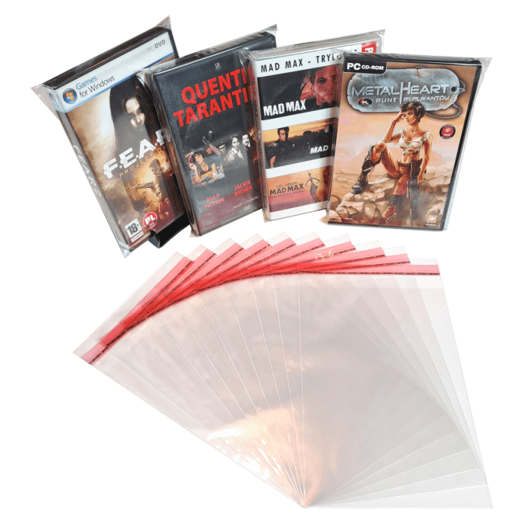 Protective Sleeves for FAT DVD Cases (PC Games, Movies) 1