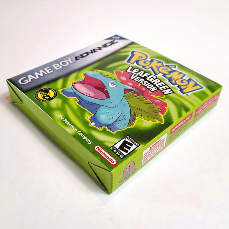 Replika Pudełka Pokemon LeafGreen - USA 3.png