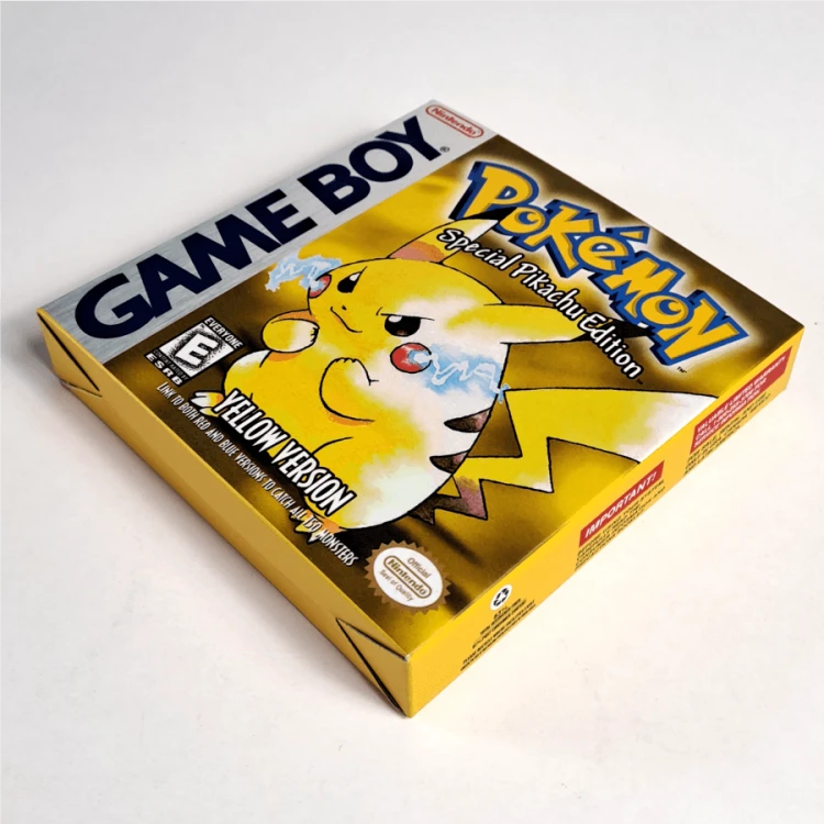reprodukcja Pudełka Pokemon Yellow - USA 3.png