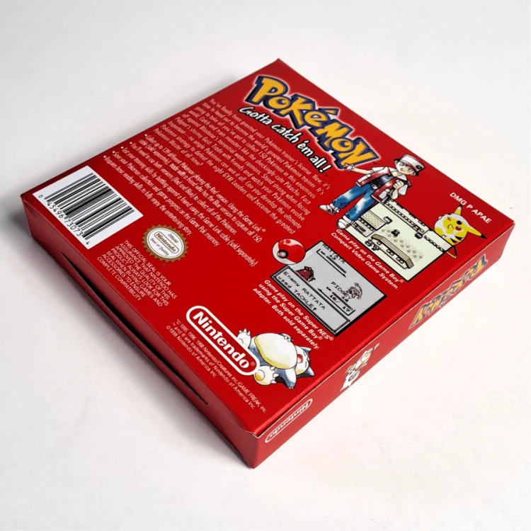 Reprodukcja Pudełka Pokemon Red - USA 4.png